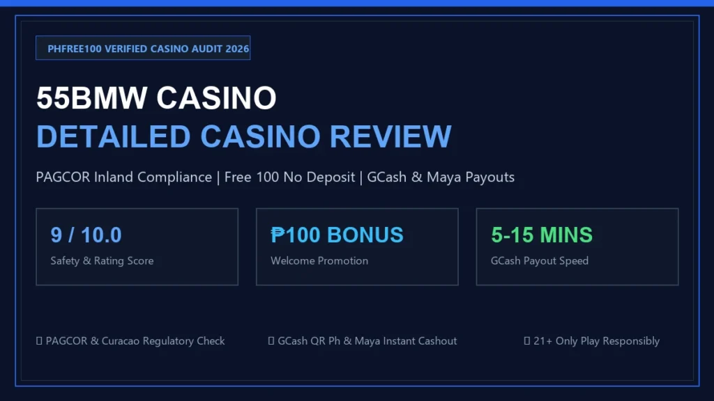 55BMW Casino Casino Review Philippines 2026 Free 100 Bonus GCash